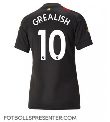 Manchester City Jack Grealish #10 Borta Matchtröja Dam 2022-23 Kortärmad